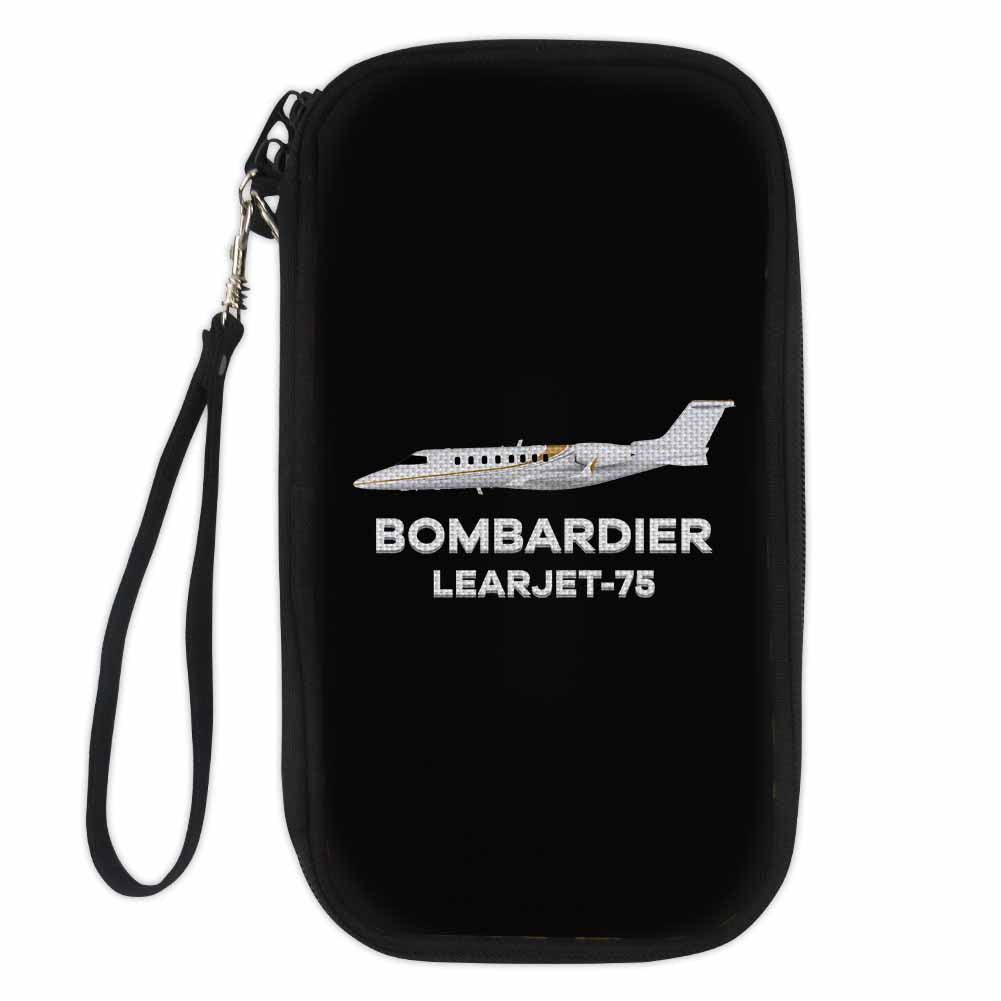 The Bombardier Learjet 75 Designed Travel Cases & Wallets