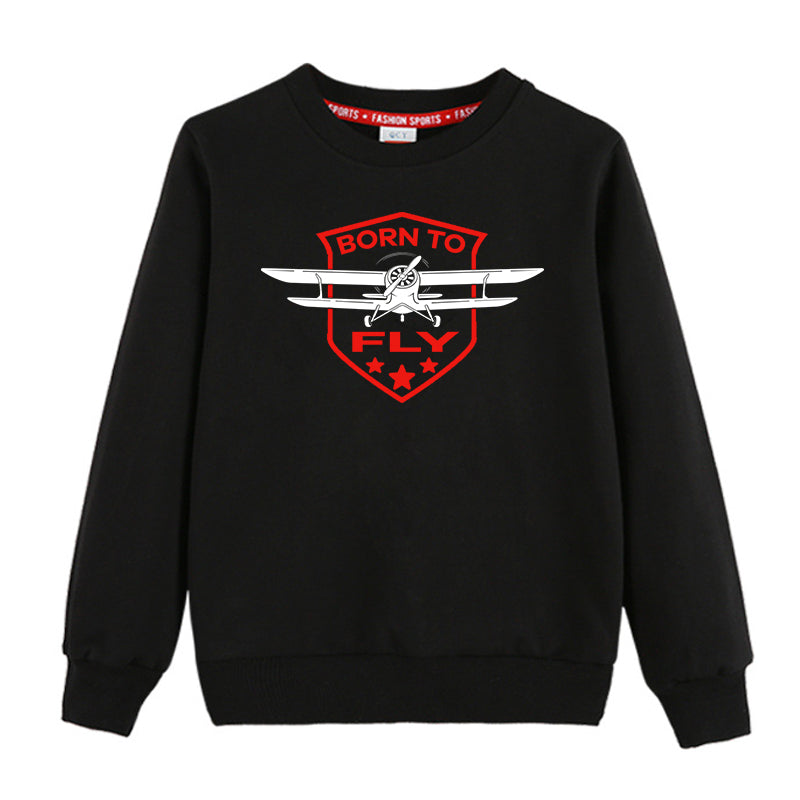 Born To Fly Designed Designed "CHILDREN" Sweatshirts