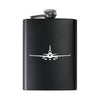 McDonnell Douglas MD-11 Silhouette Plane Designed Stainless Steel Hip Flasks