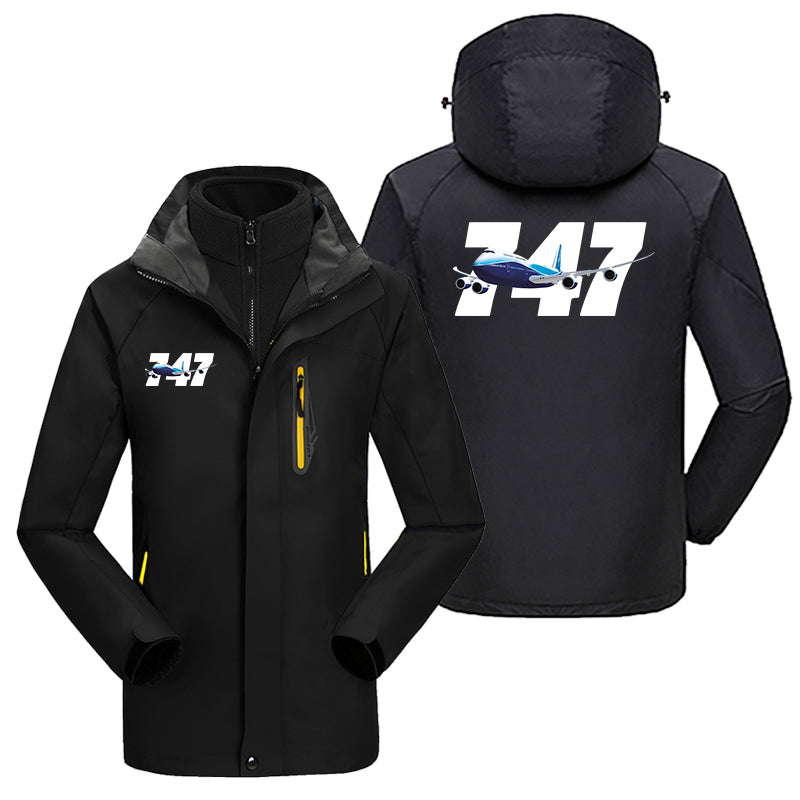 Super Boeing 747 Designed Thick Skiing Jackets