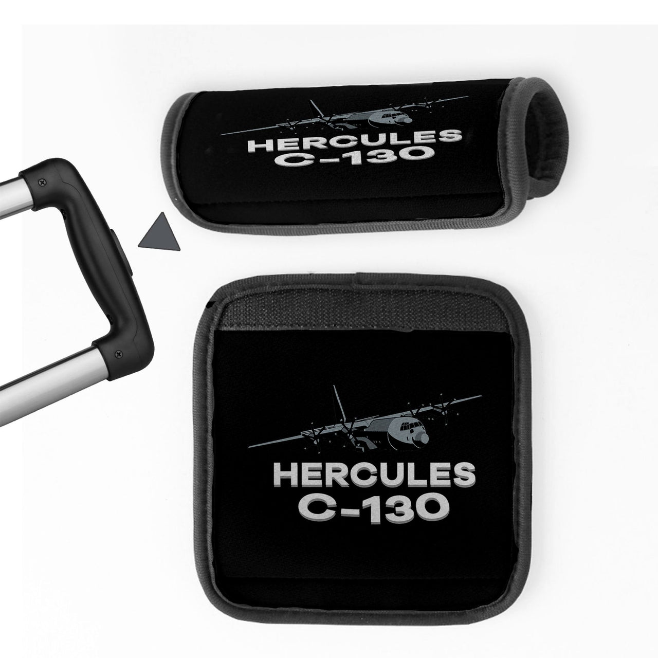 The Hercules C130 Designed Neoprene Luggage Handle Covers