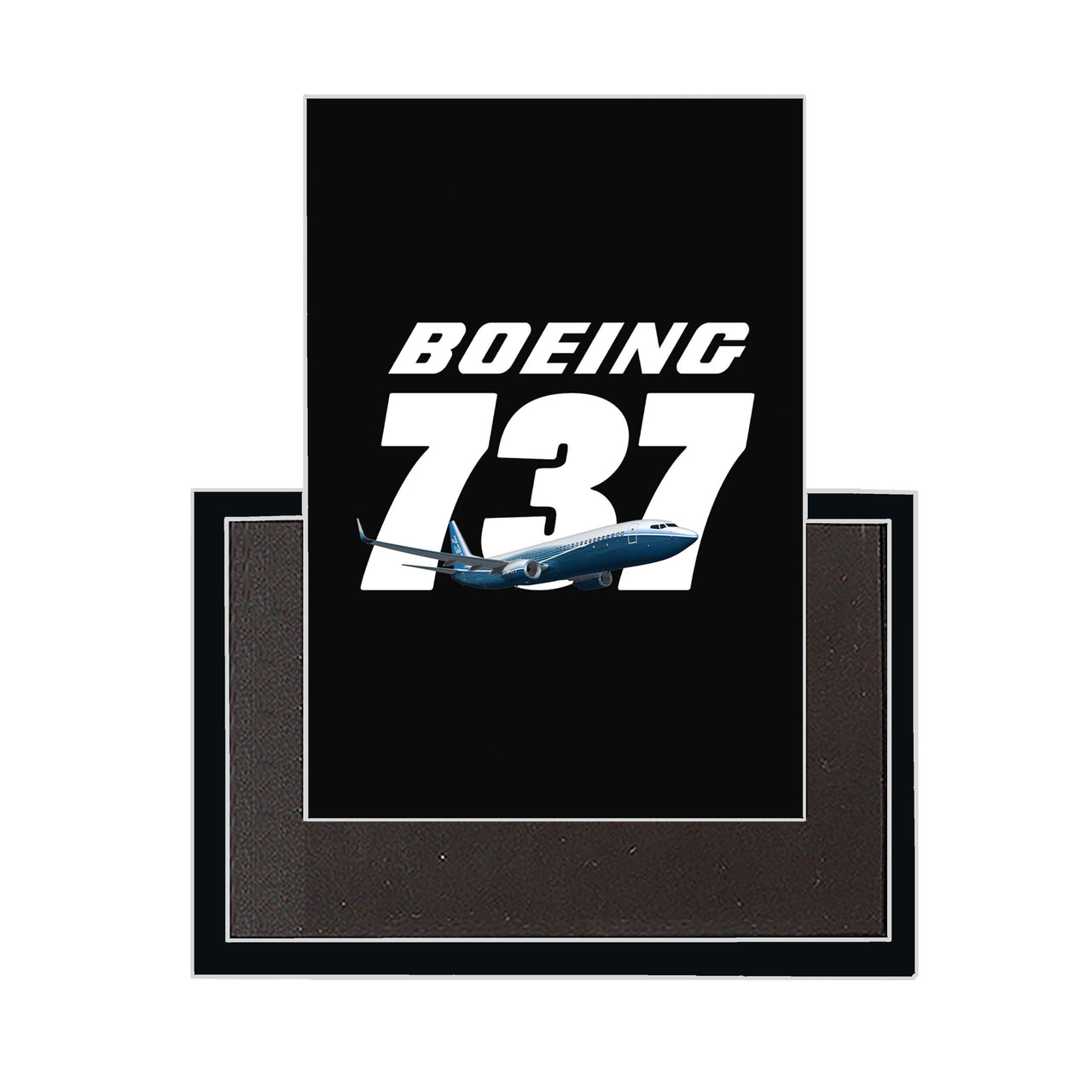 Super Boeing 737+Text Designed Magnets
