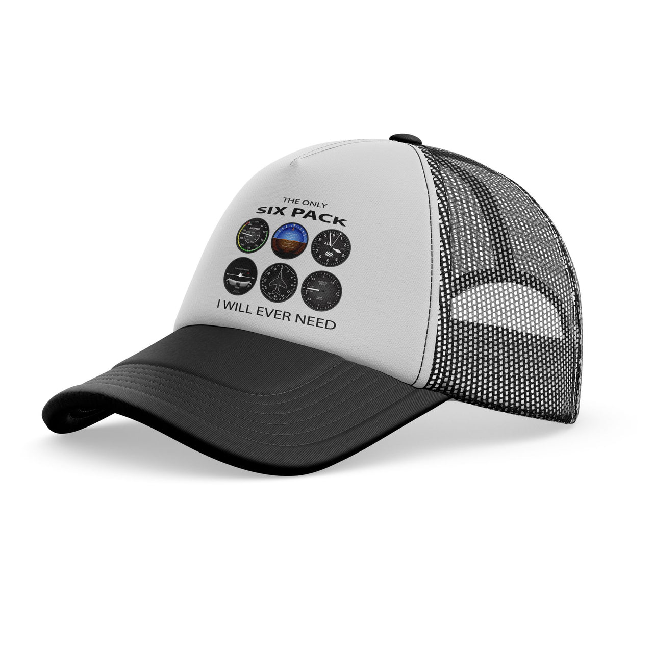 The Only Six Pack I Will Ever Need Designed Trucker Caps & Hats