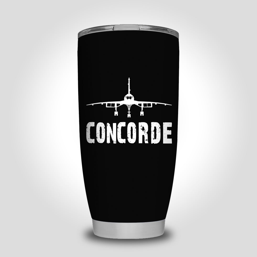 Concorde & Plane Designed Tumbler Travel Mugs