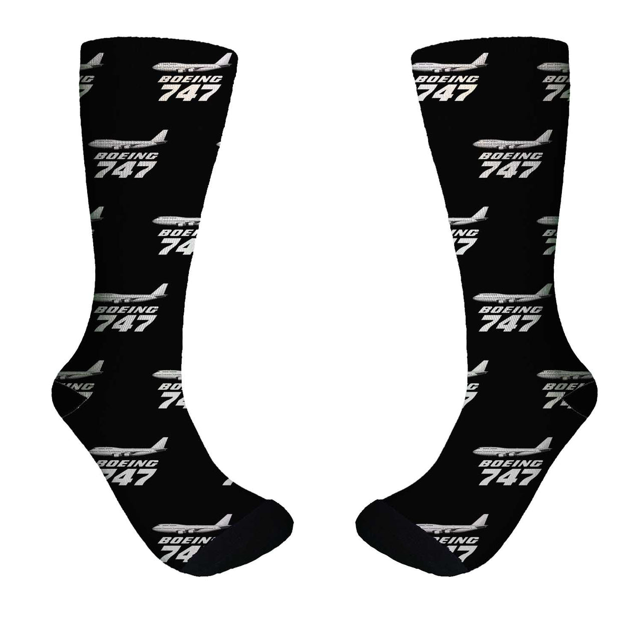 The Boeing 747 Designed Socks