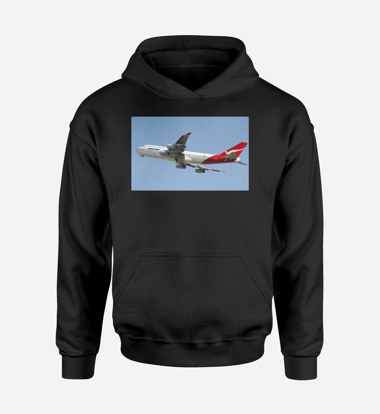 Departing Qantas Boeing 747 Designed Hoodies