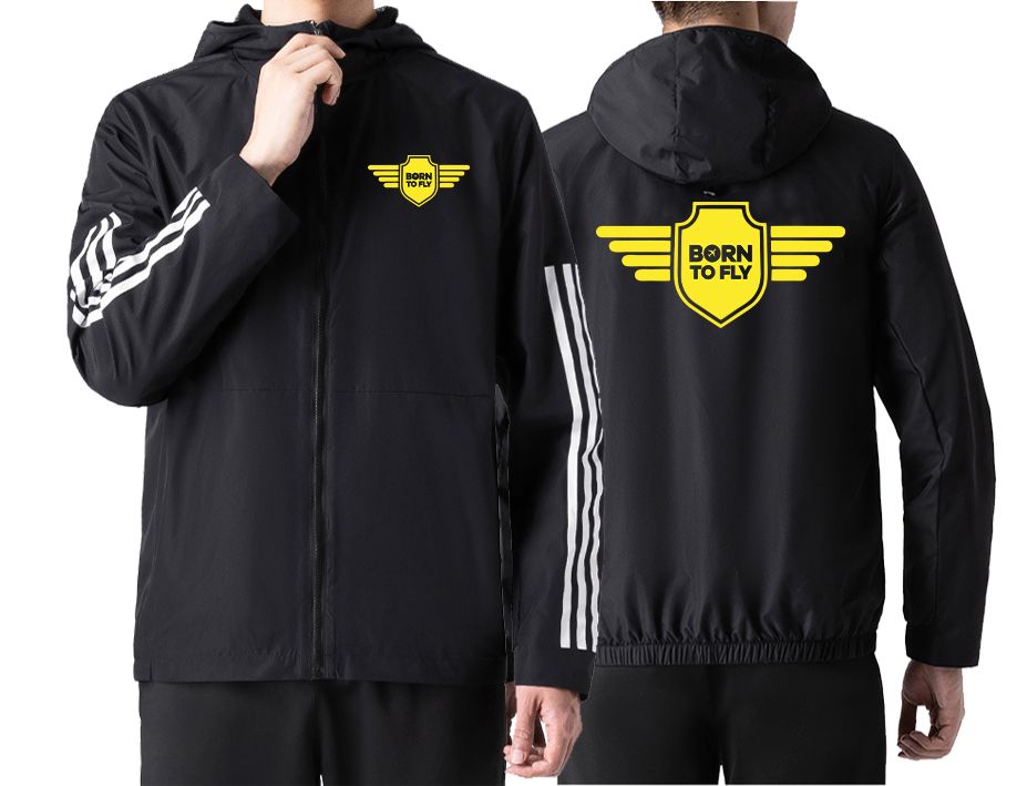 Born To Fly & Badge Designed Sport Style Jackets