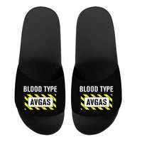 Thumbnail for Blood Type AVGAS Designed Sport Slippers