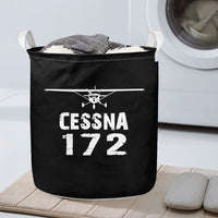 Thumbnail for Cessna 172 & Plane Designed Laundry Baskets