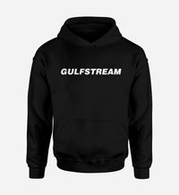 Thumbnail for Gulfstream & Text Designed Hoodies
