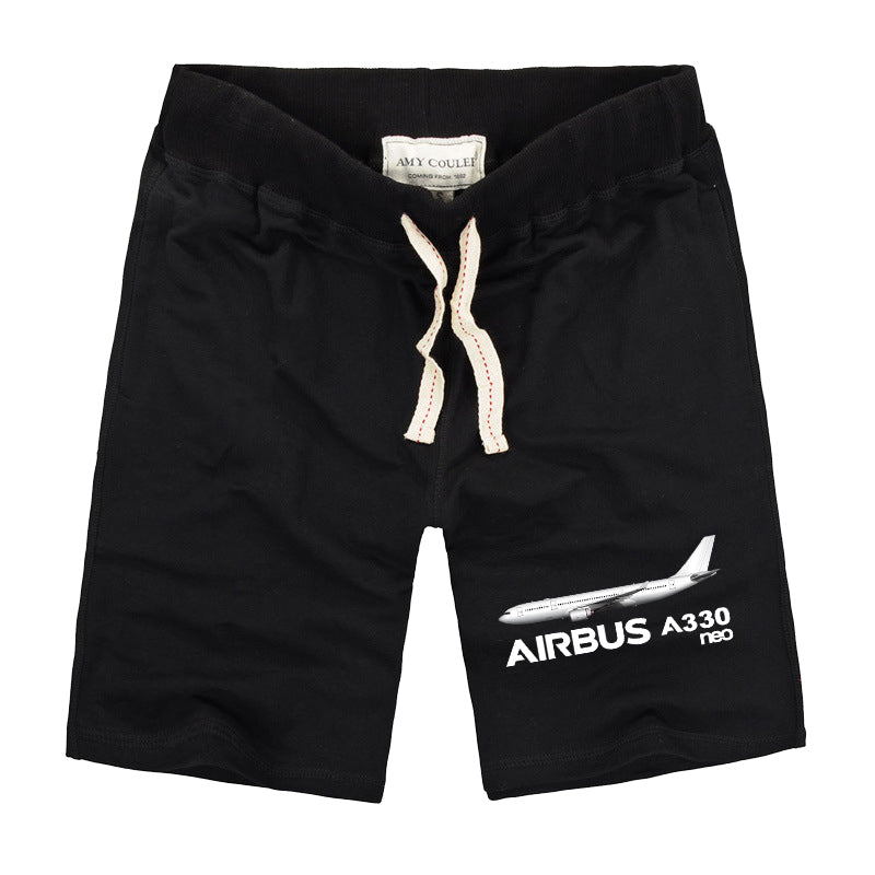 The Airbus A330neo Designed Cotton Shorts