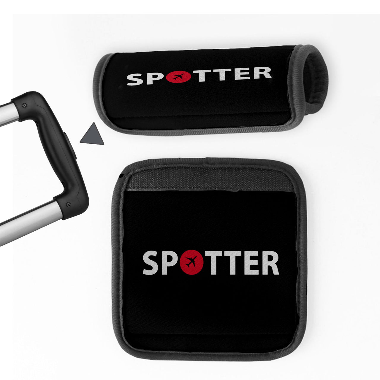 Spotter Designed Neoprene Luggage Handle Covers