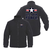 Thumbnail for US Air Force Designed Fleece Military Jackets (Customizable)