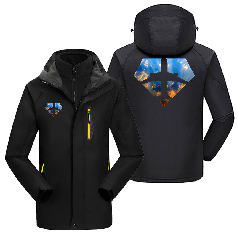 Supermen of The Skies (Sunrise) Designed Thick Skiing Jackets