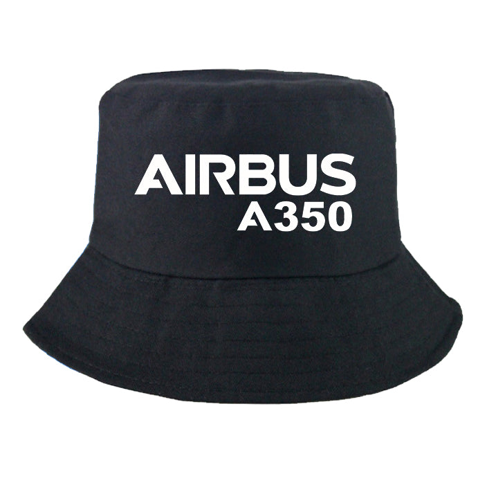 Airbus A350 & Text Designed Summer & Stylish Hats