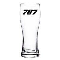 Thumbnail for 787 Flat Text Designed Pilsner Beer Glasses