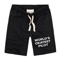 Thumbnail for World's Okayest Pilot Designed Cotton Shorts