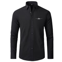 Thumbnail for Boeing 767 Silhouette Designed Long Sleeve Shirts
