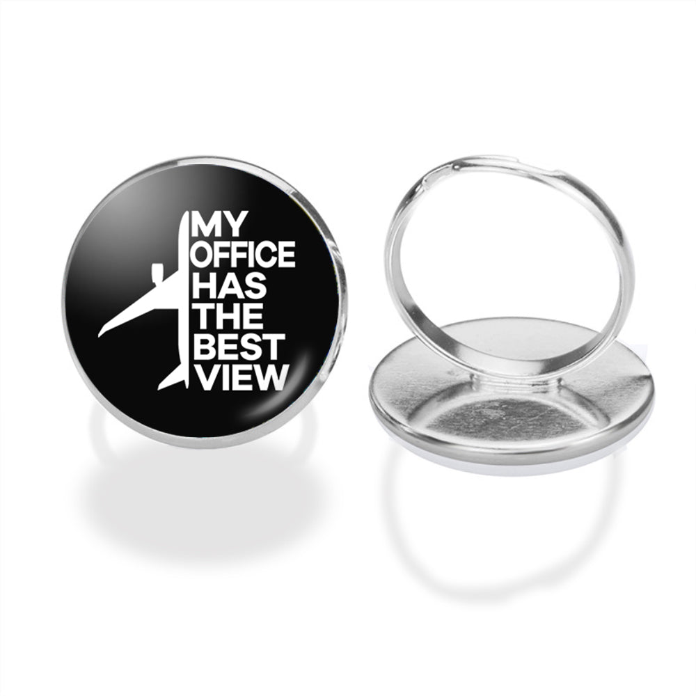 My Office Has The Best View Designed Rings