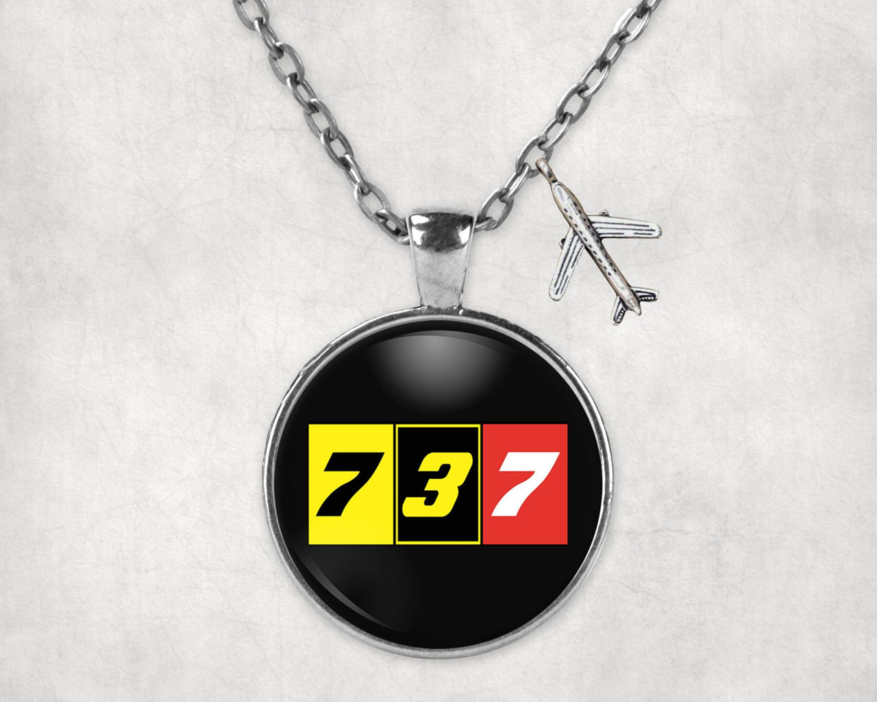 Flat Colourful 737 Designed Necklaces