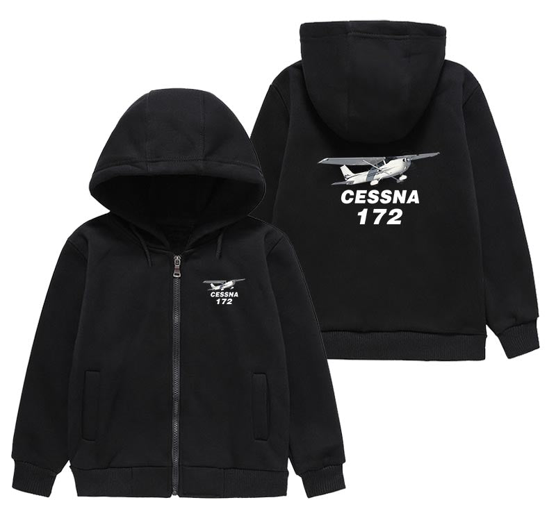 The Cessna 172 Designed "CHILDREN" Zipped Hoodies