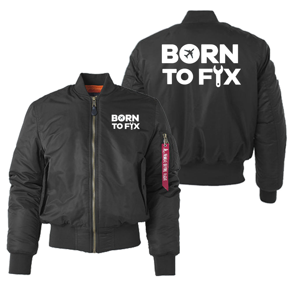 Born To Fix Airplanes Designed "Women" Bomber Jackets