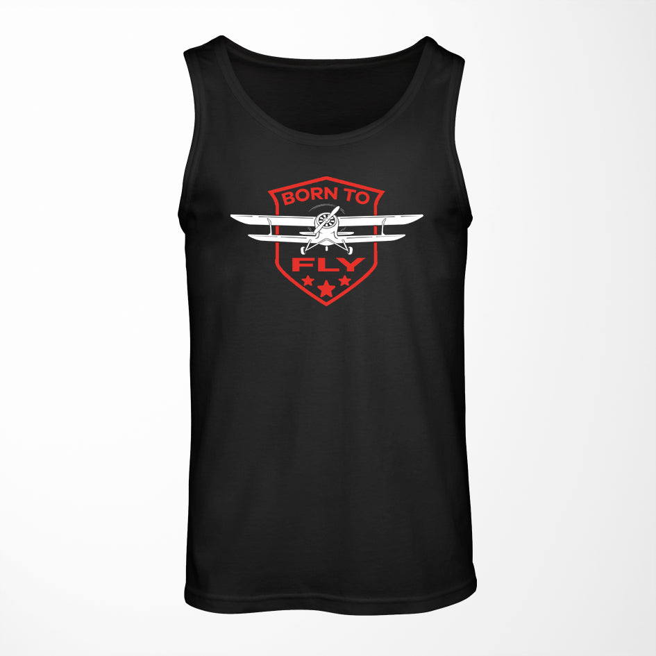 Super Born To Fly Designed Tank Tops