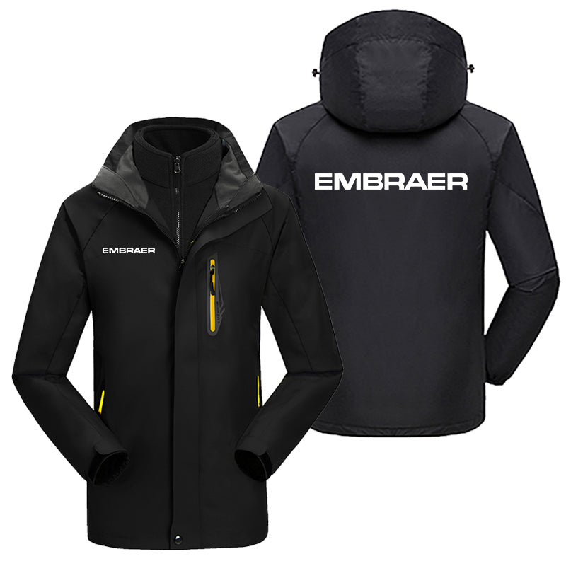 Embraer & Text Designed Thick Skiing Jackets