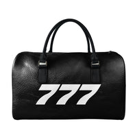 Thumbnail for 777 Flat Text Designed Leather Travel Bag