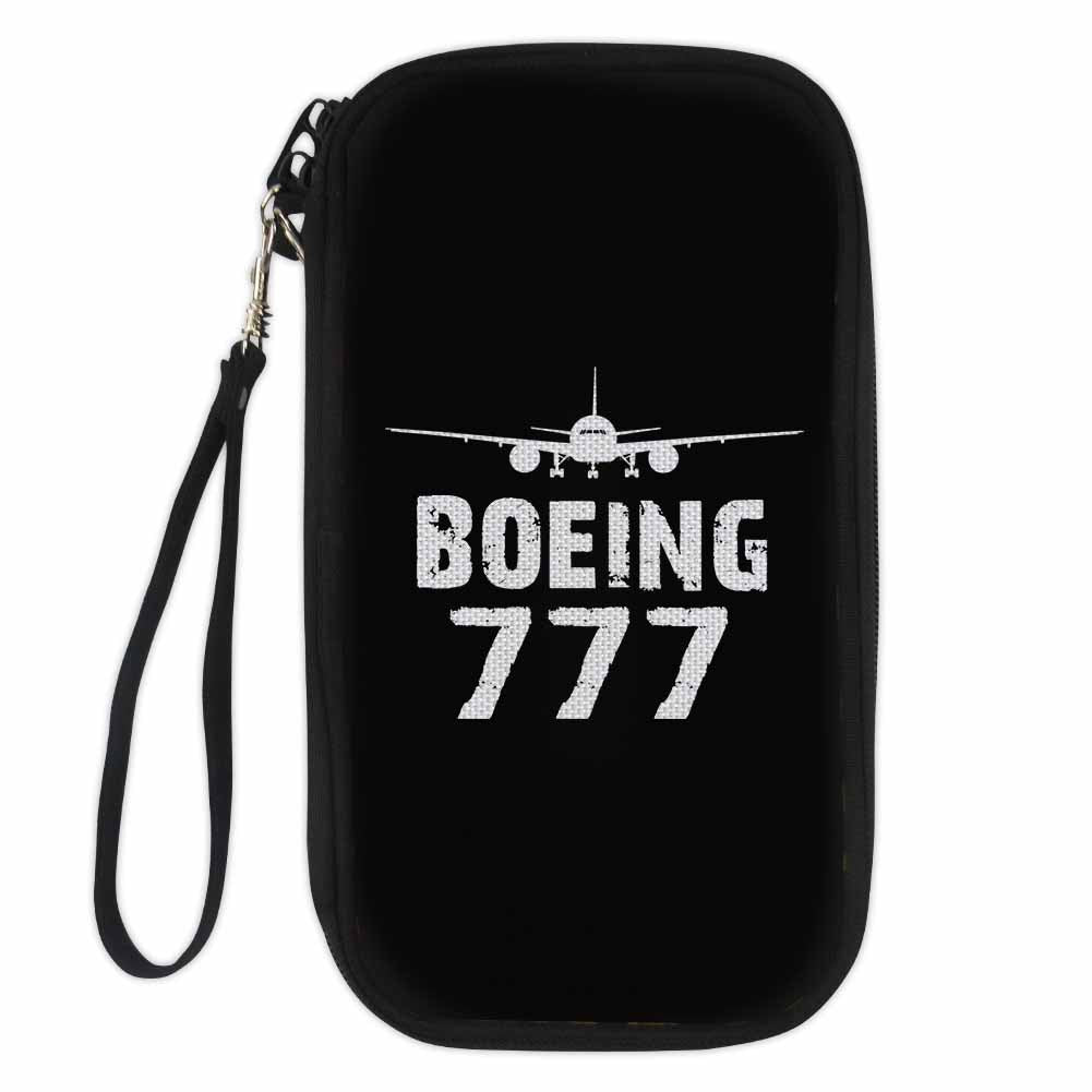 Boeing 777 & Plane Designed Travel Cases & Wallets