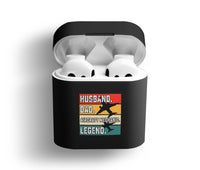 Thumbnail for Husband & Dad & Aircraft Mechanic & Legend Designed AirPods Cases