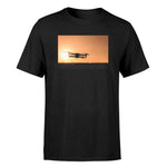 Amazing Drone in Sunset Designed T-Shirts