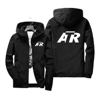 Thumbnail for ATR & Text Designed Windbreaker Jackets