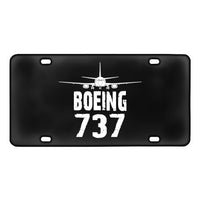 Thumbnail for Boeing 737 & Plane Designed Metal (License) Plates