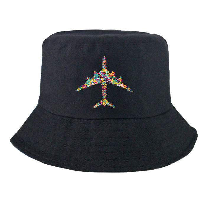 Colourful Airplane Designed Summer & Stylish Hats