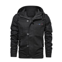 Thumbnail for Multicolor Airplane Designed Cotton Jackets