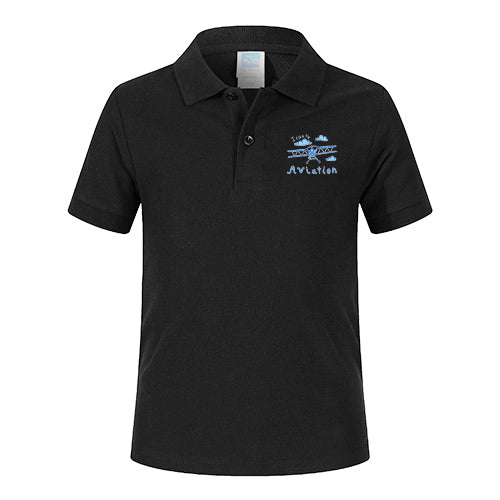 I Can Fly & Aviation Designed Children Polo T-Shirts