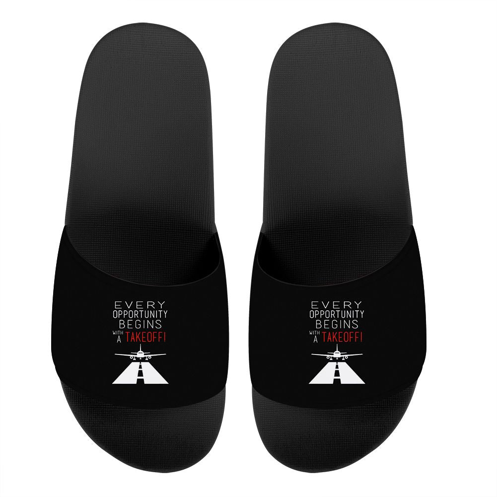 Every Opportunity Designed Sport Slippers