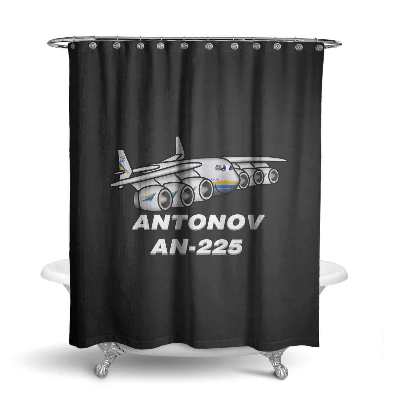 Antonov AN-225 (25) Designed Shower Curtains