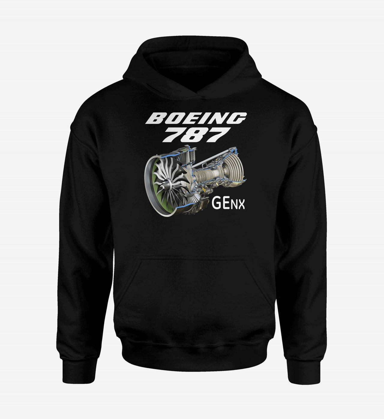 Boeing 787 & GENX Engine Designed Hoodies