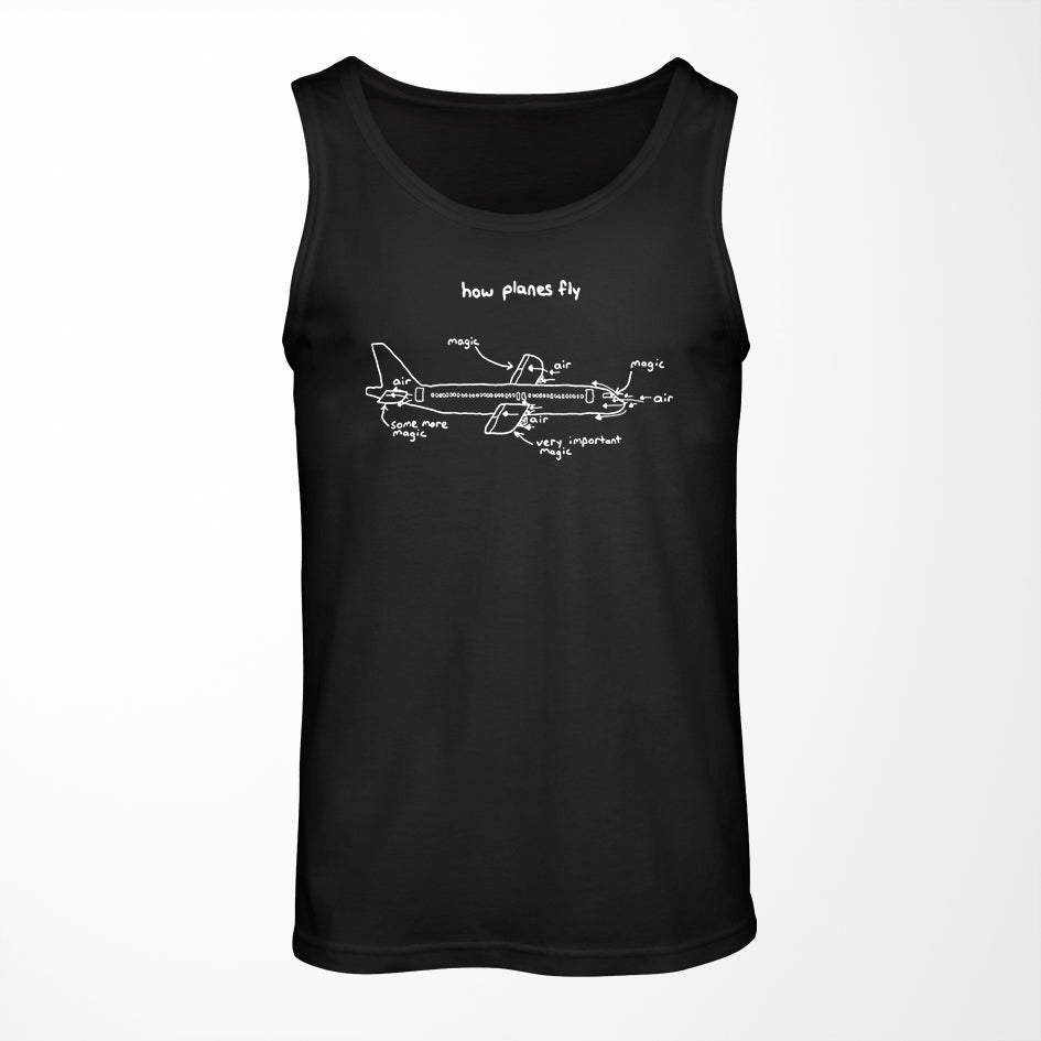 How Planes Fly Designed Tank Tops