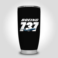 Thumbnail for Super Boeing 737+Text Designed Tumbler Travel Mugs
