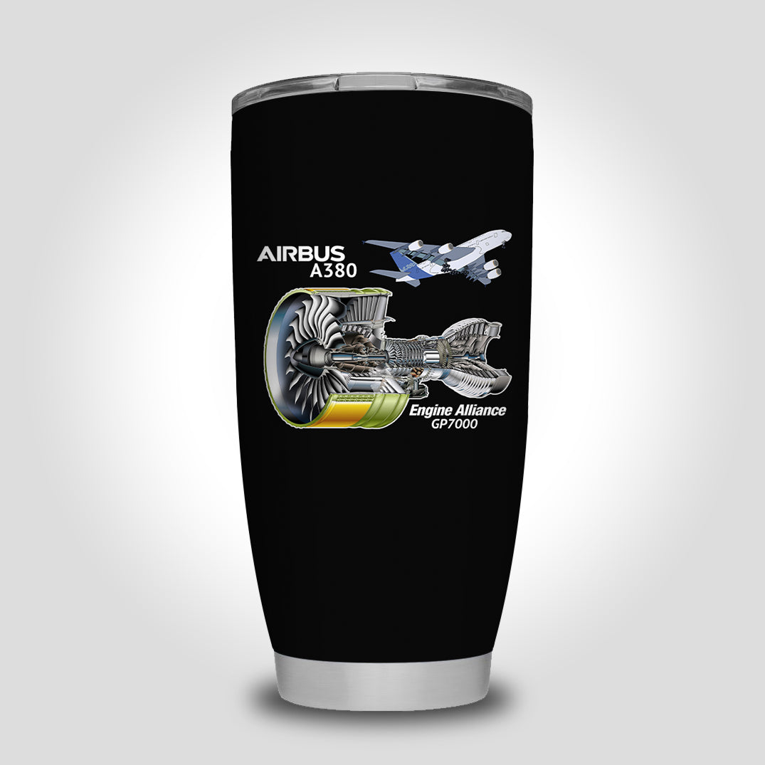 Airbus A380 & GP7000 Engine Designed Tumbler Travel Mugs