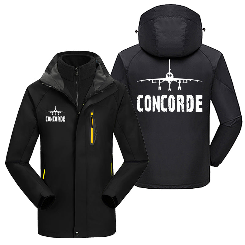 Concorde & Plane Designed Thick Skiing Jackets