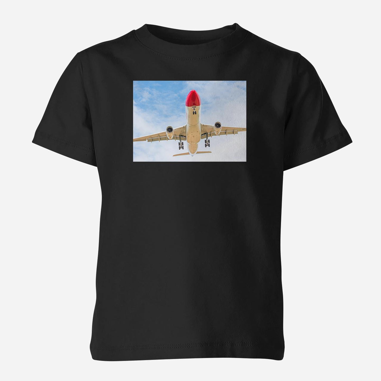 Beautiful Airbus A330 on Approach Designed Children T-Shirts