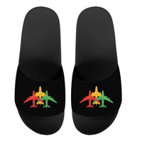 Thumbnail for Colourful 3 Airplanes Designed Sport Slippers