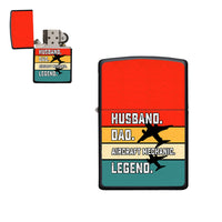 Thumbnail for Husband & Dad & Aircraft Mechanic & Legend Designed Metal Lighters