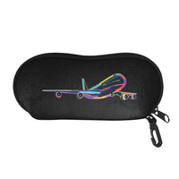Thumbnail for Multicolor Airplane Designed Glasses Bag