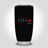 Thumbnail for Aviation Heartbeats Designed Tumbler Travel Mugs