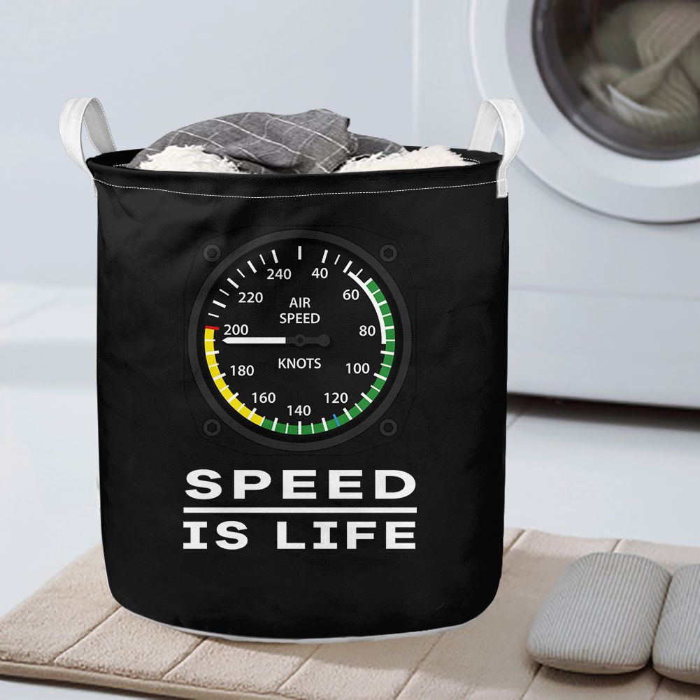 Speed Is Life Designed Laundry Baskets